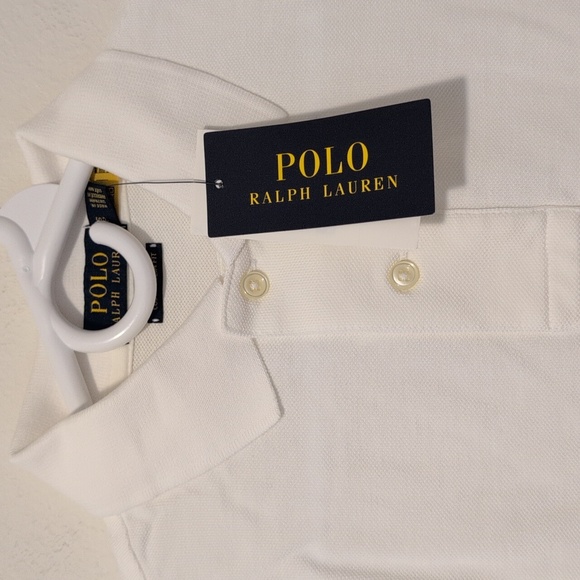 Ralph Lauren White Polo Shirt. - Picture 2 of 10